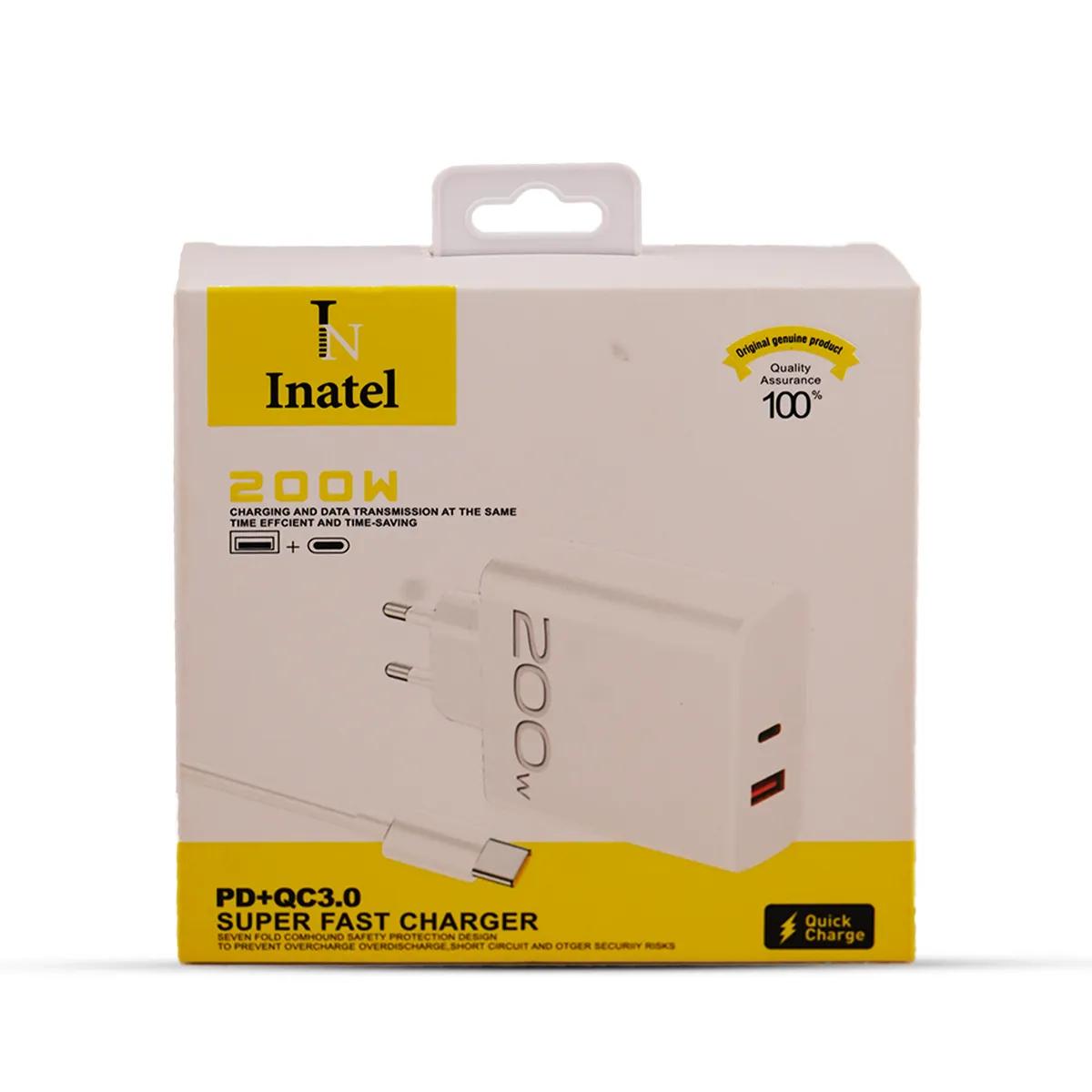 Boîtier de charge PD+QC3.0 200W