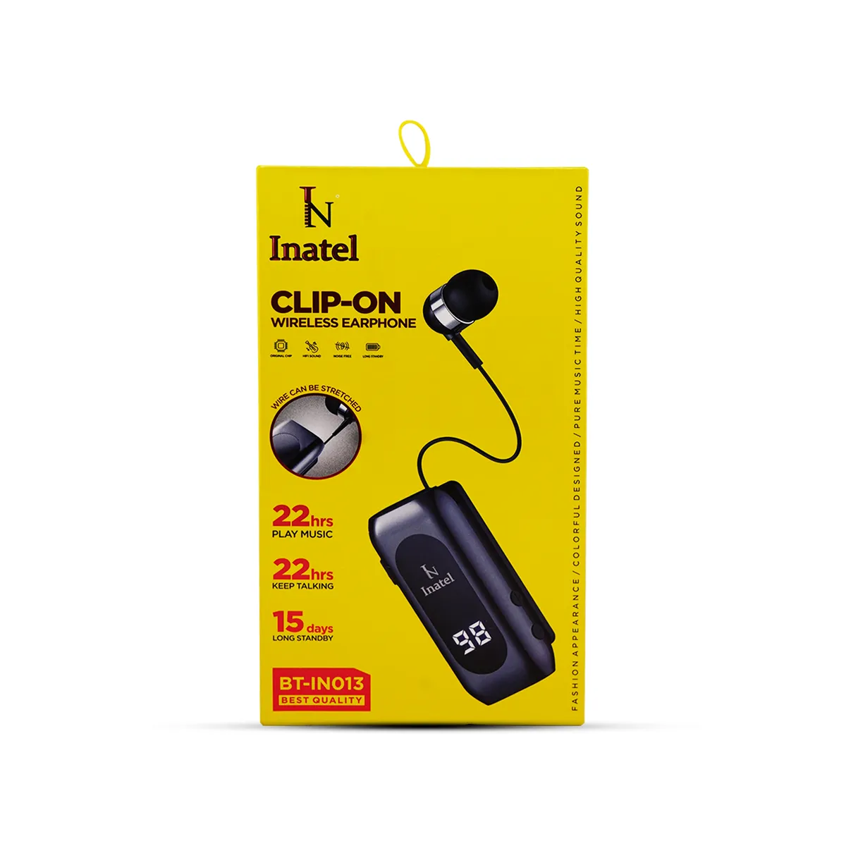 Écouteur Bluetooth à clip BT-IN013